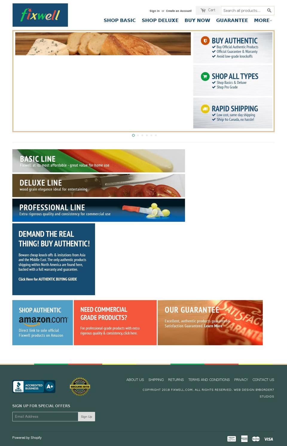 fixwellusa.com shopify website screenshot