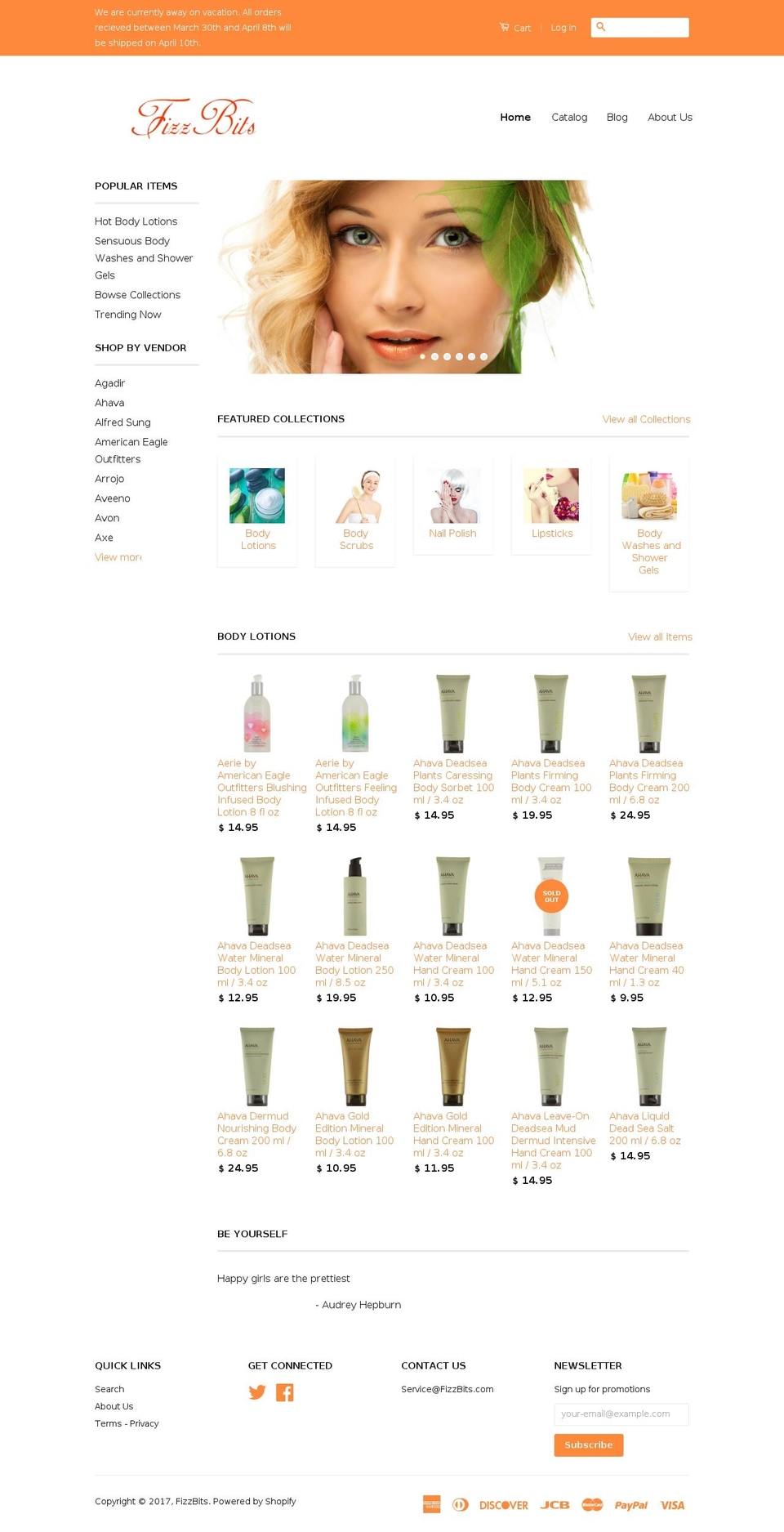 Copy of Classic Shopify theme site example fizbitz.com