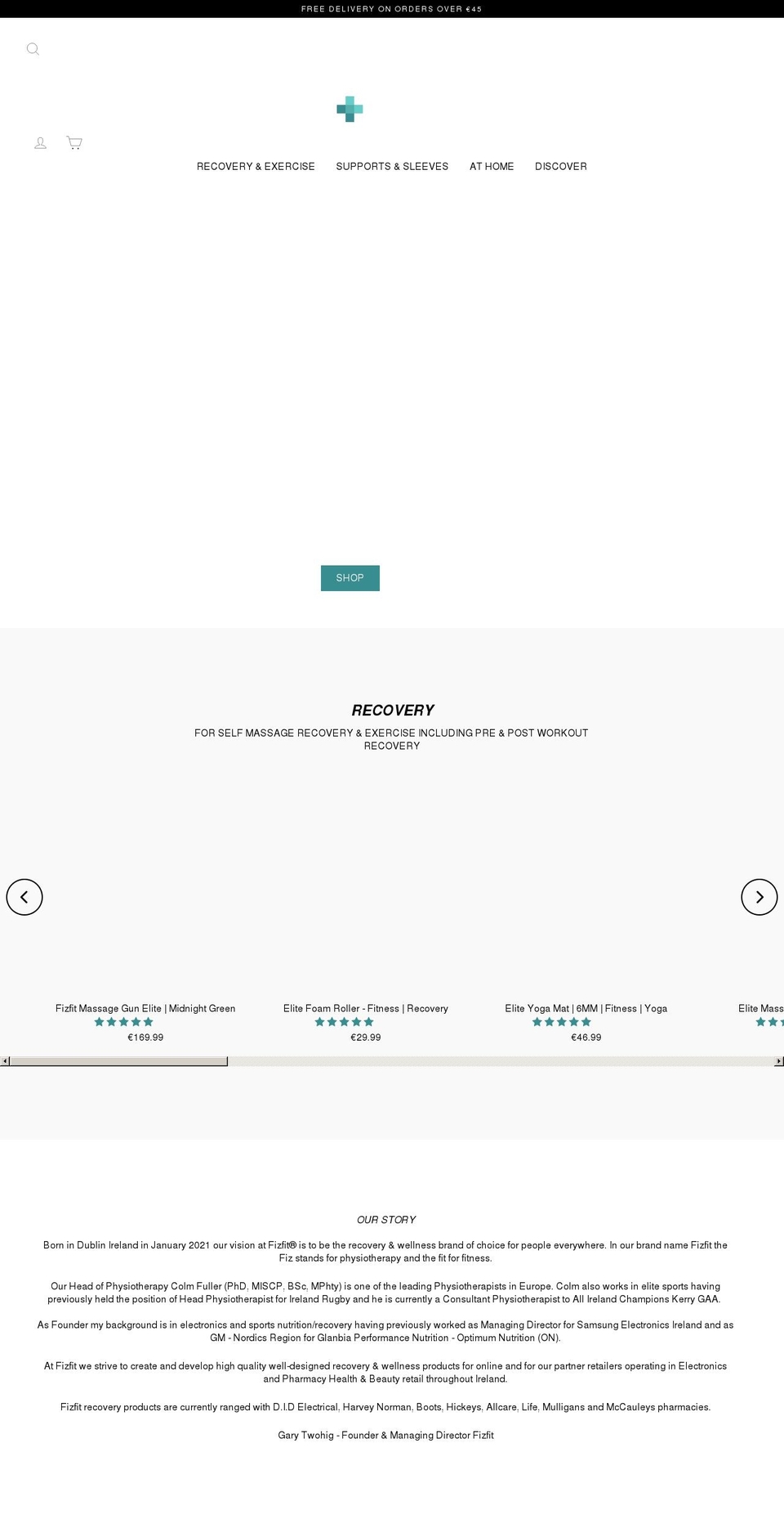meroxio optimized Shopify theme site example fizfit.com