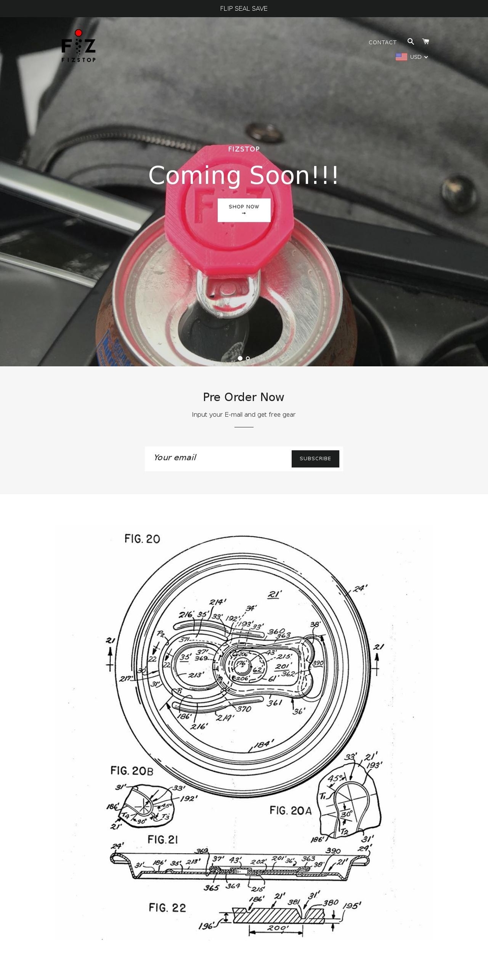 fizstop.com shopify website screenshot