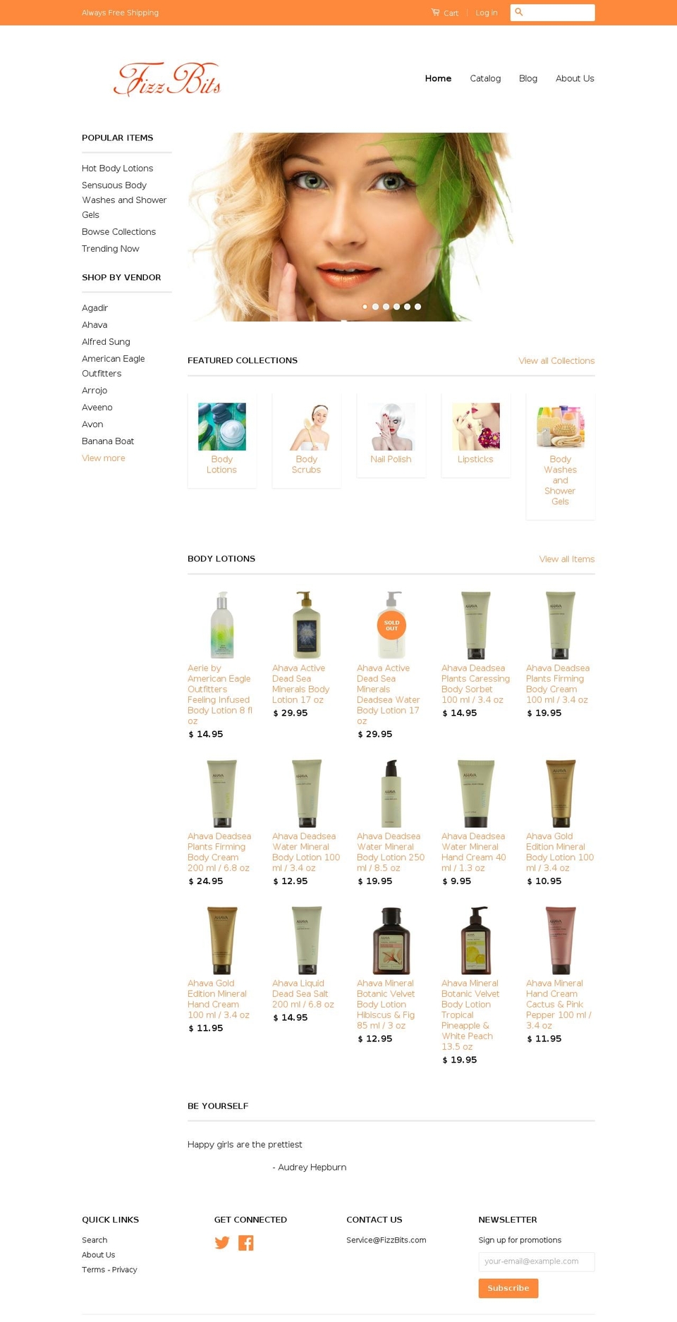 Copy of Classic Shopify theme site example fizzbits.com