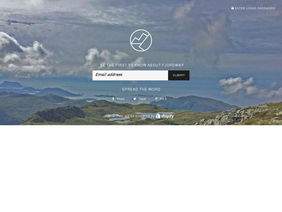 fjordway.net shopify website screenshot