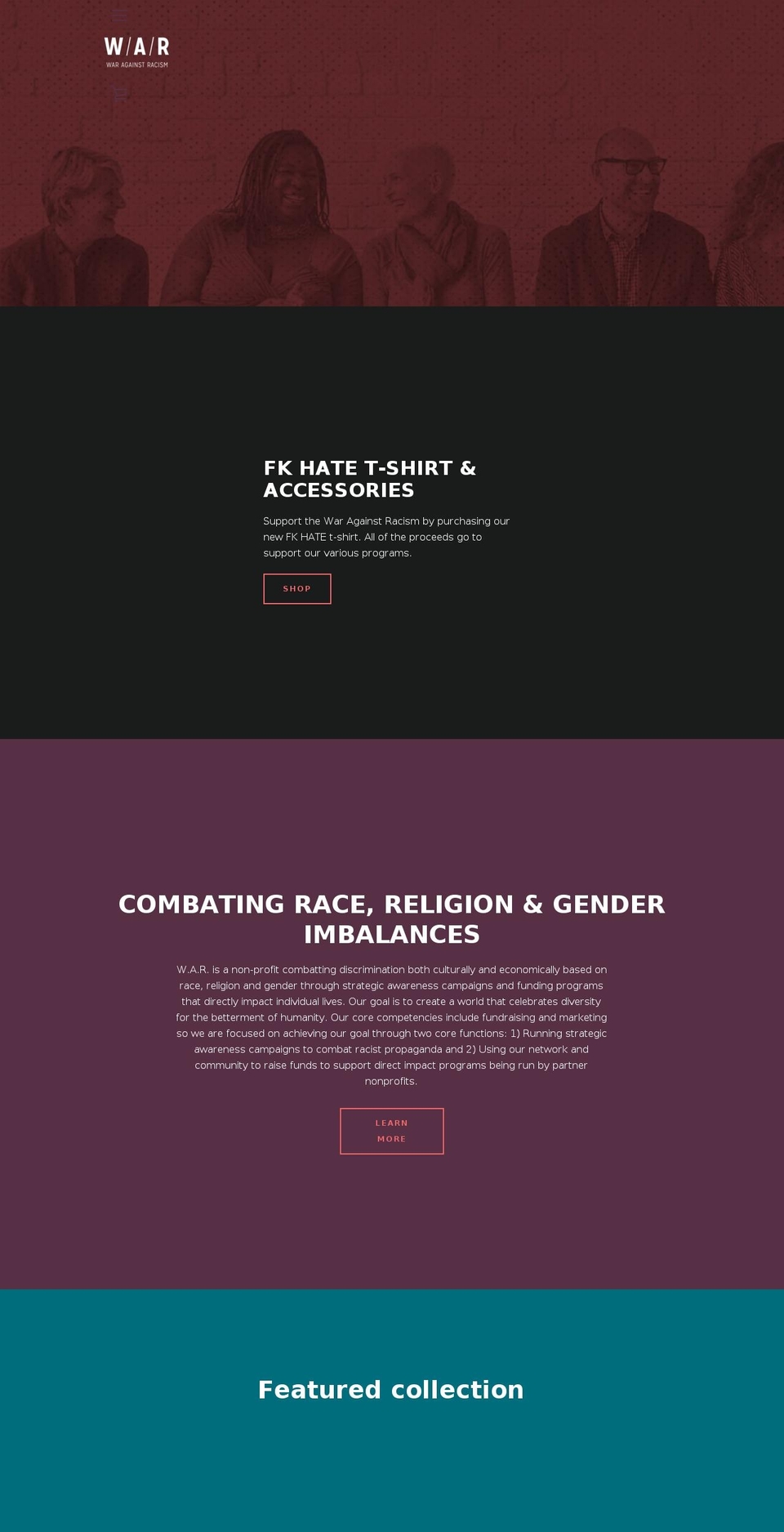 fkhate.org shopify website screenshot