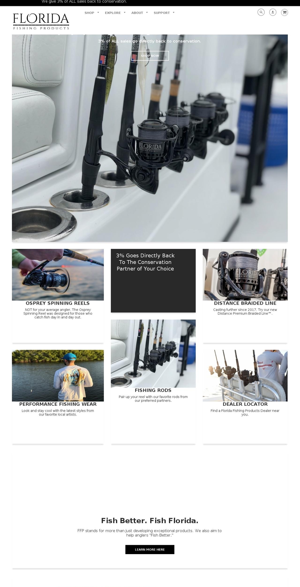 fl.fish shopify website screenshot