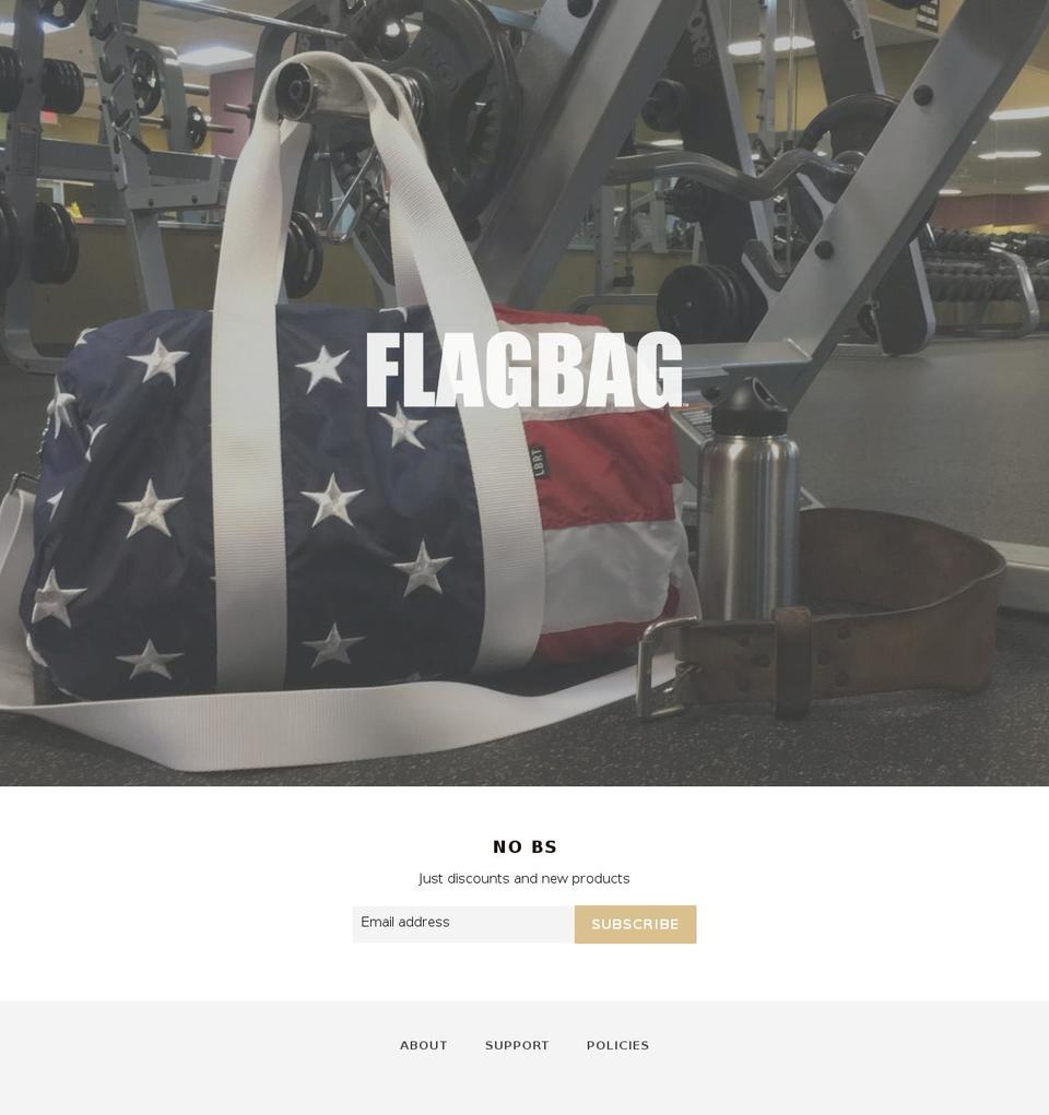 FLAGBAG Shopify theme site example flagbag.net