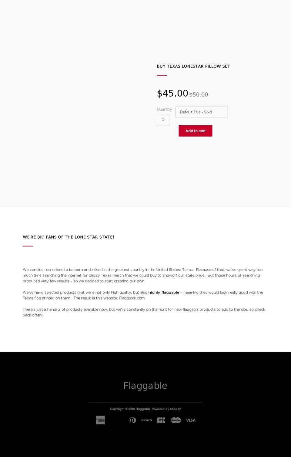 flaggable.com — Shopify storefront screenshot