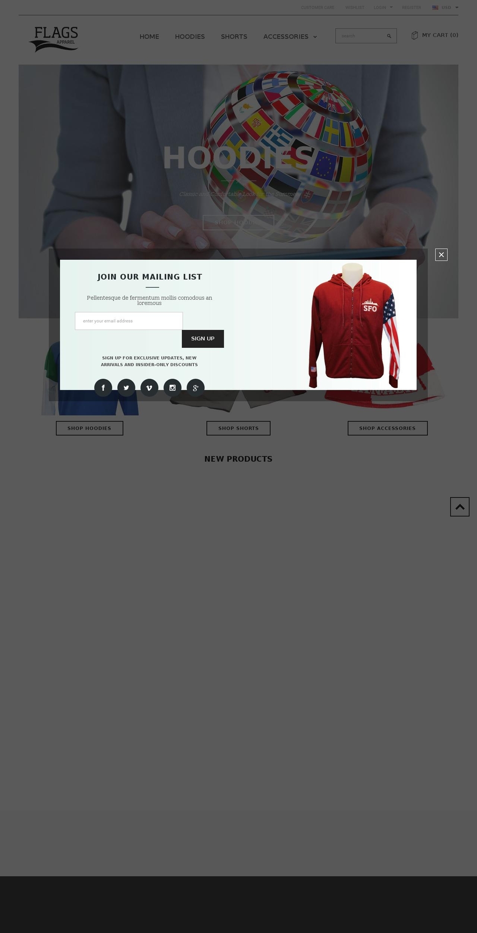 gentleman-1-0-7 Shopify theme site example flagsapparel.com