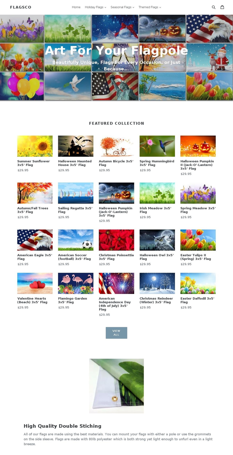 flagsco.com — Shopify storefront screenshot