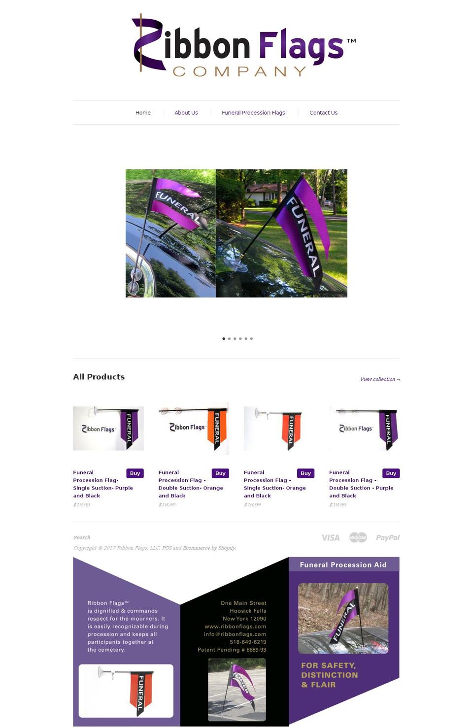 flagsformotorcycles.com shopify website screenshot