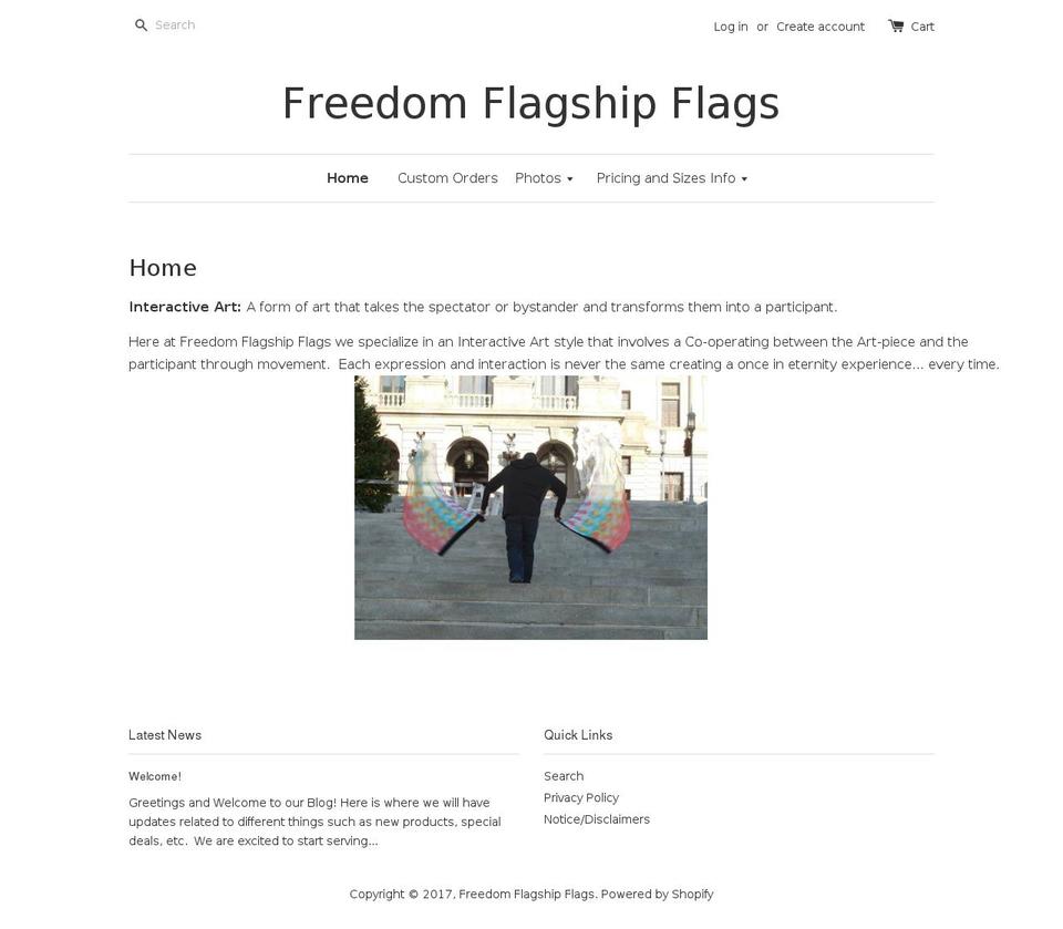 flagshipart.com shopify website screenshot