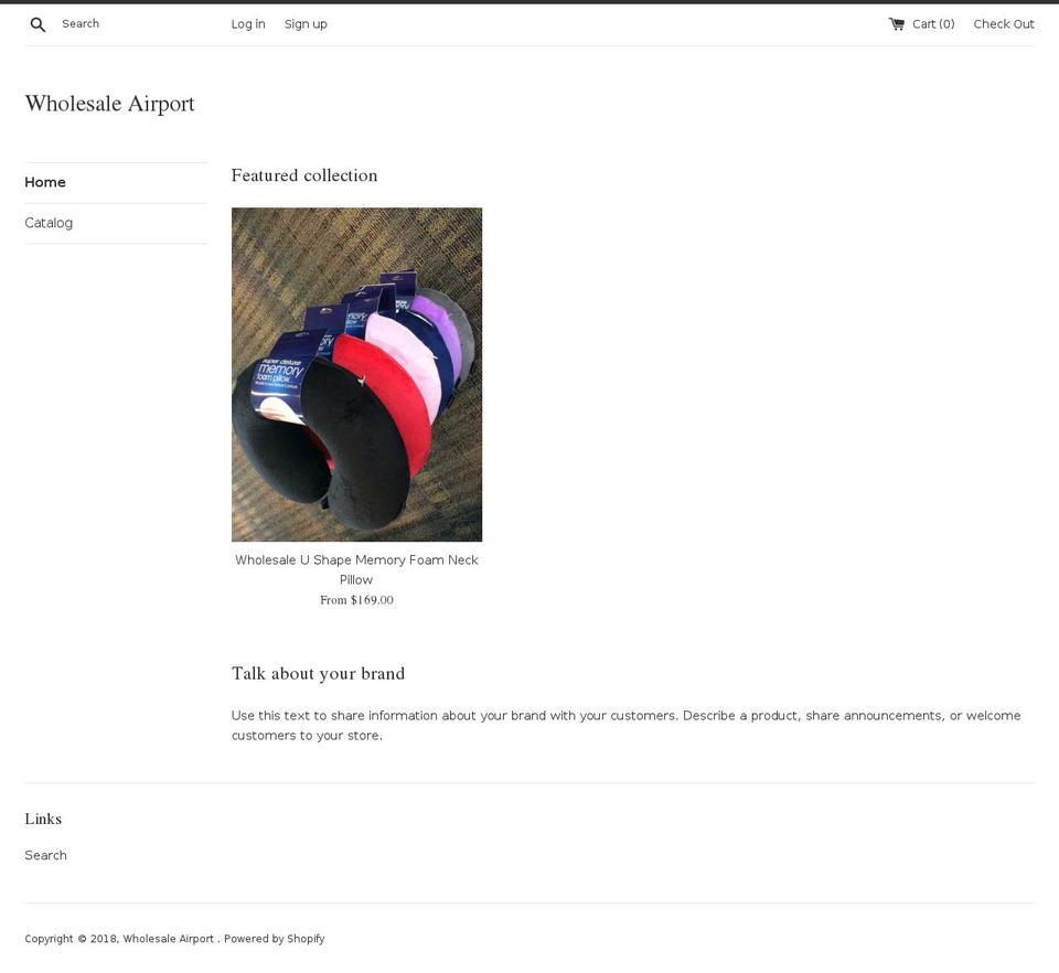 flagworldairport.com — Shopify storefront screenshot