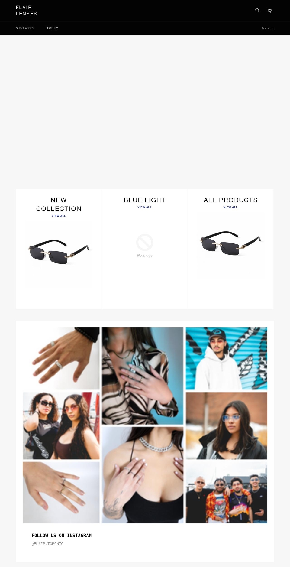 flairlenses.com shopify website screenshot