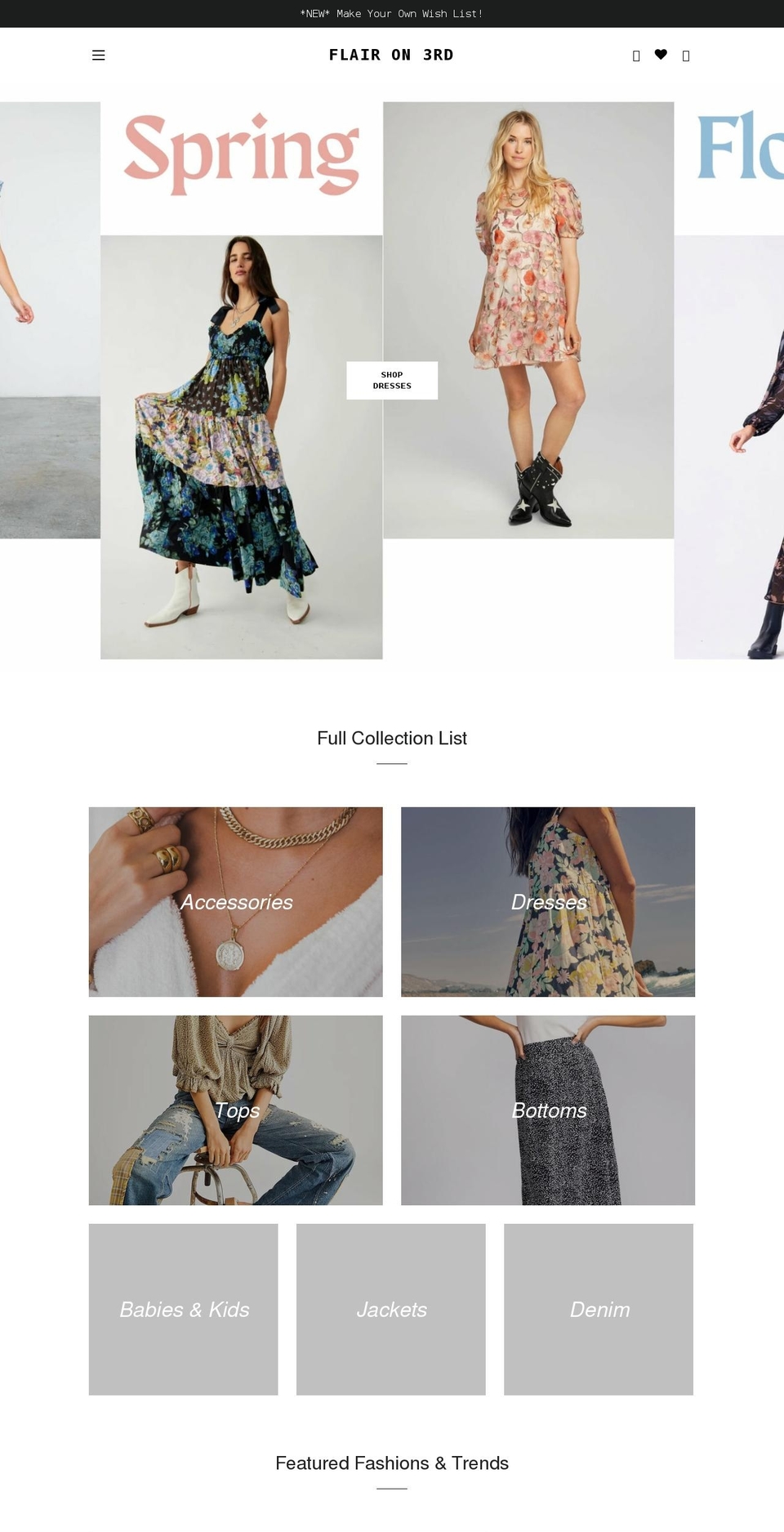 flairon3rd.com shopify website screenshot