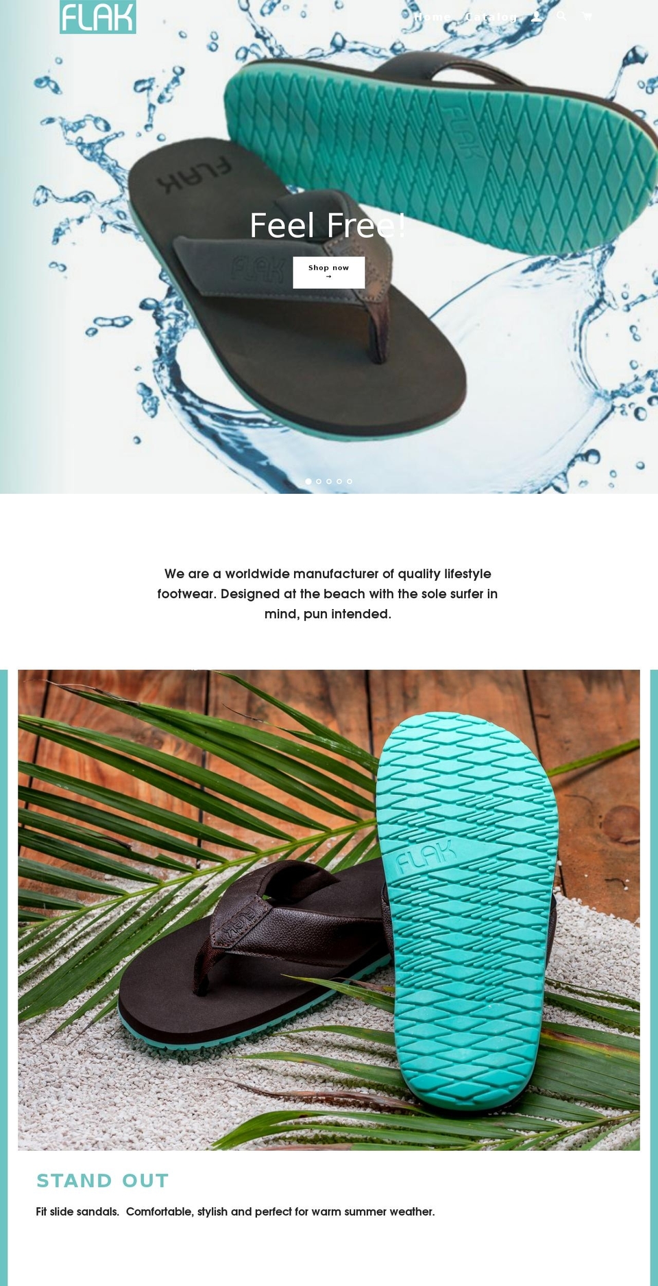 flakbrand.com — Shopify storefront screenshot