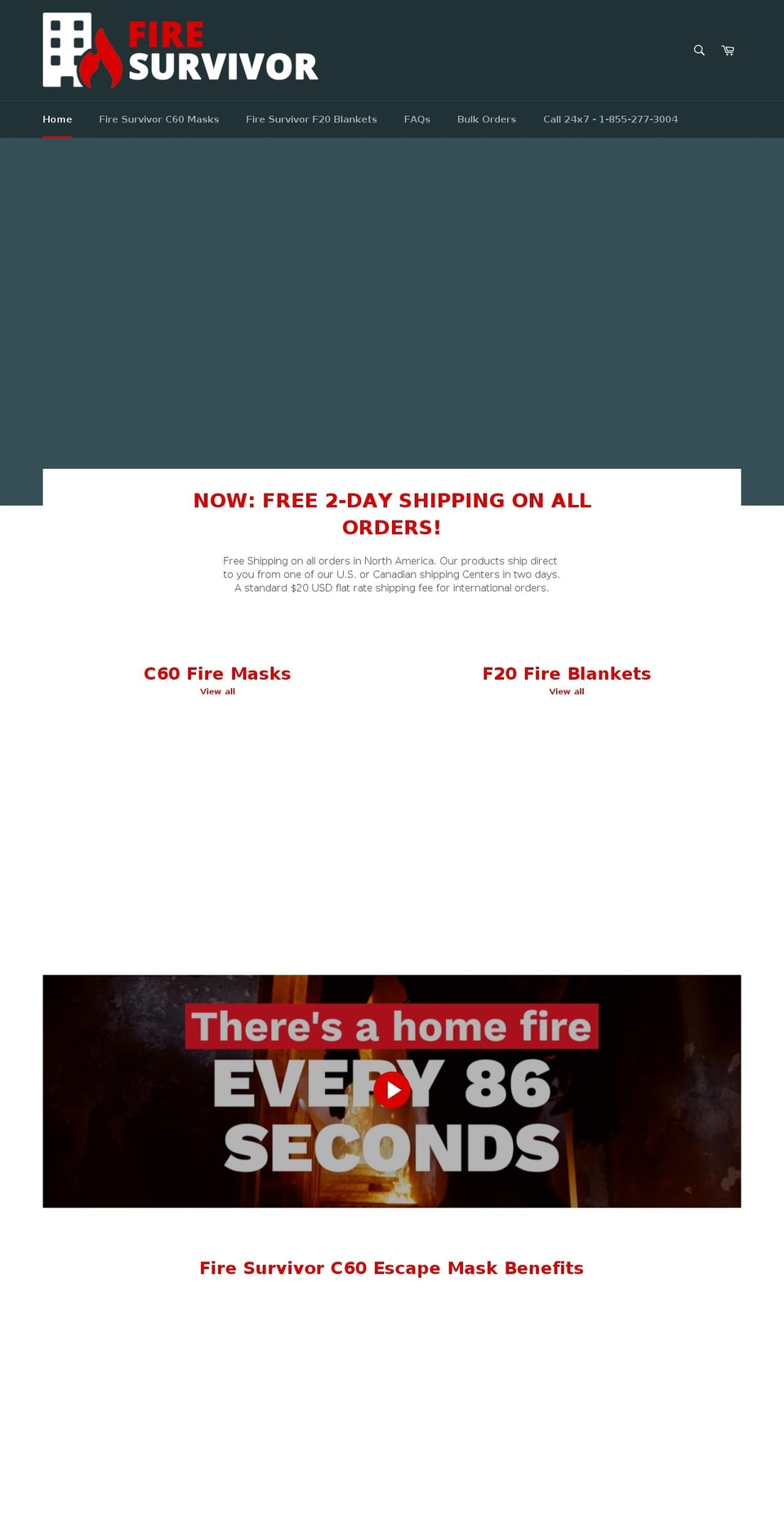 flamemask.com — Shopify storefront screenshot