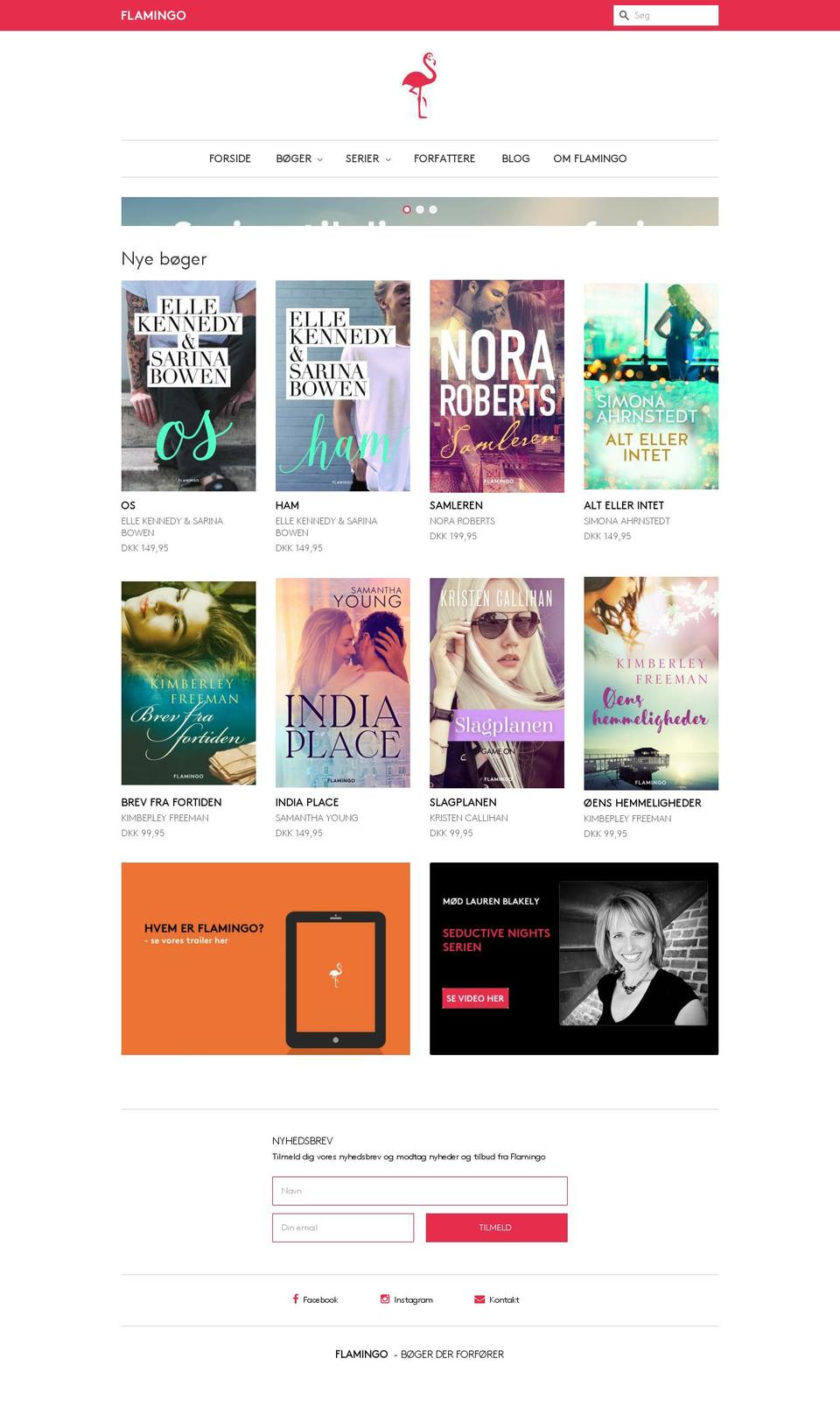 flamingobook.com — Shopify storefront screenshot