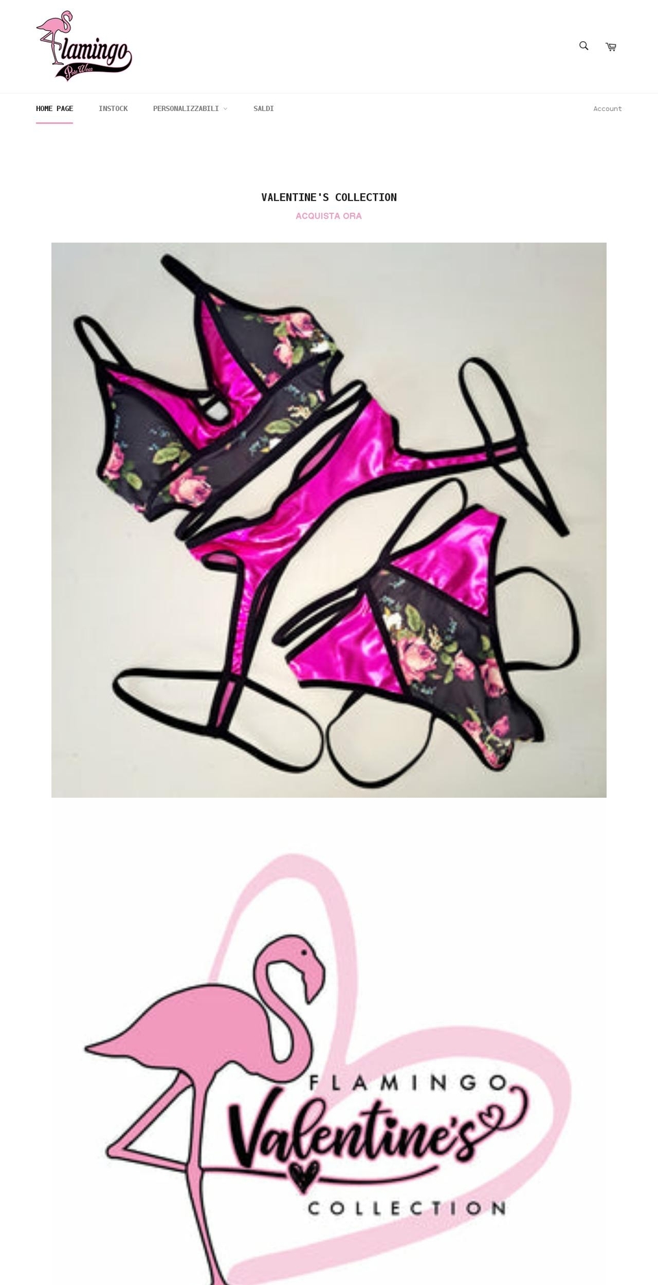 flamingopolewear.com shopify website screenshot