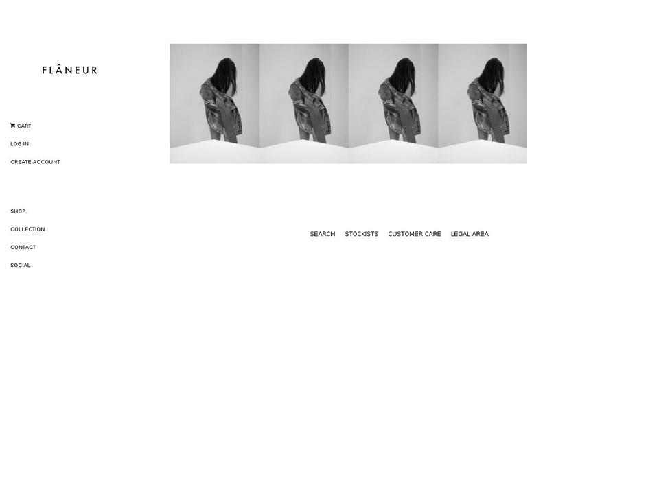 flaneurstudios.com shopify website screenshot