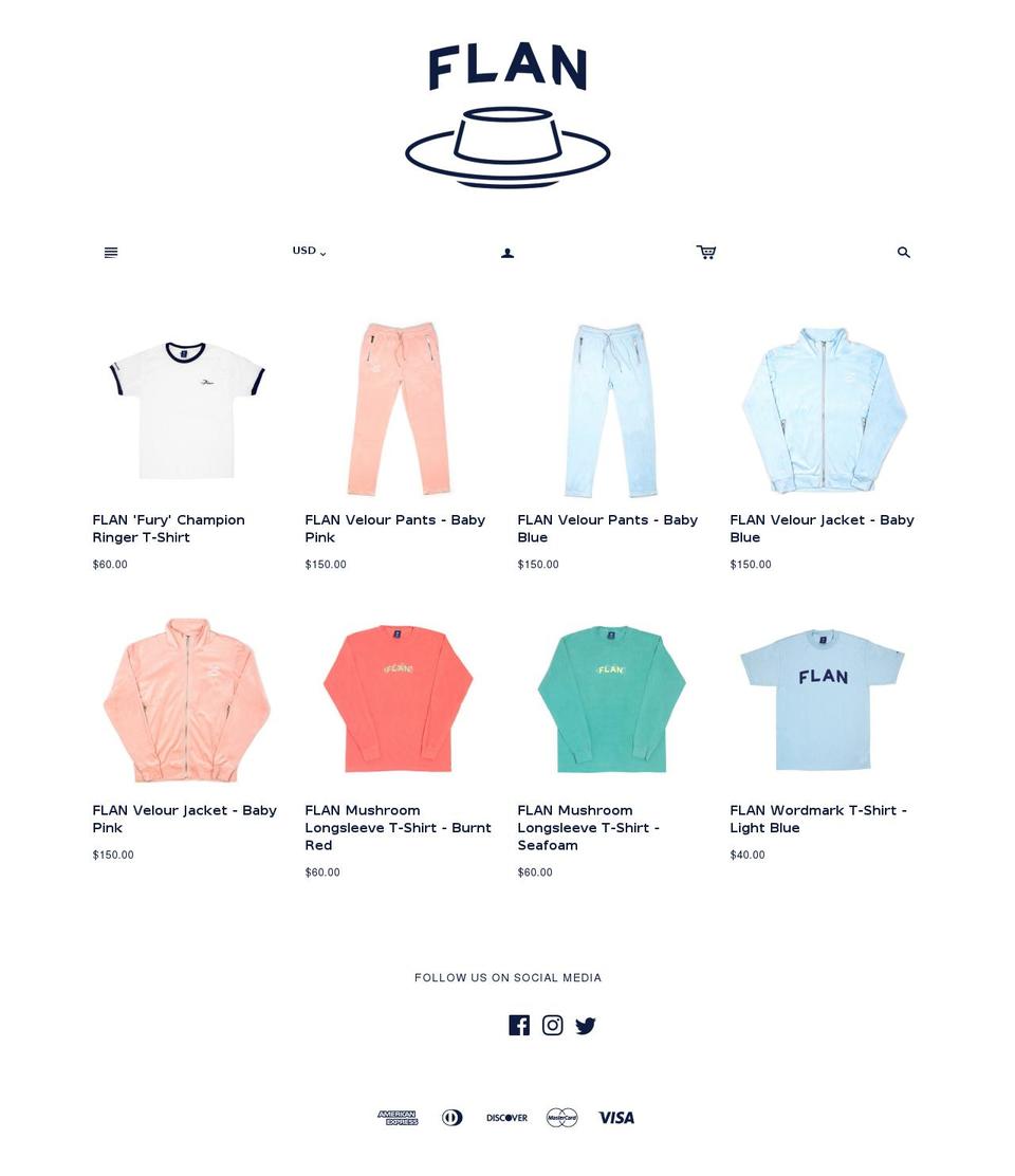 flanlabs.com — Shopify storefront screenshot