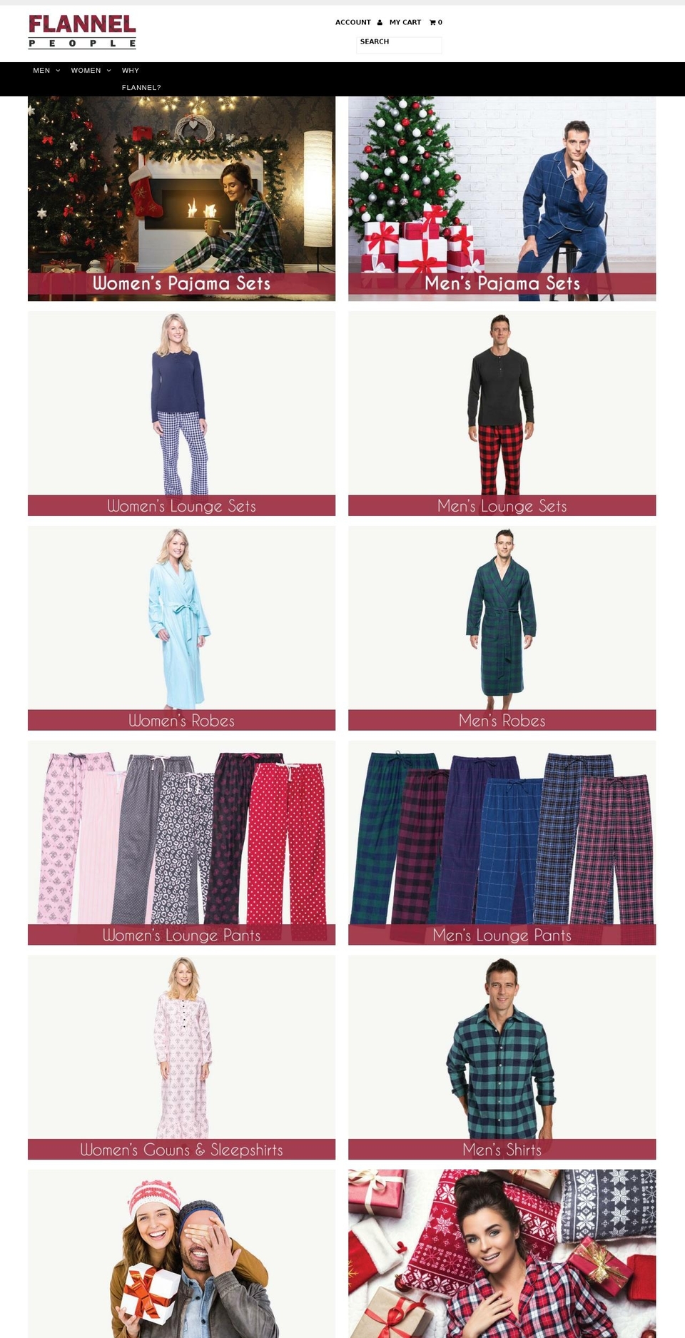flannelpeople.com shopify website screenshot