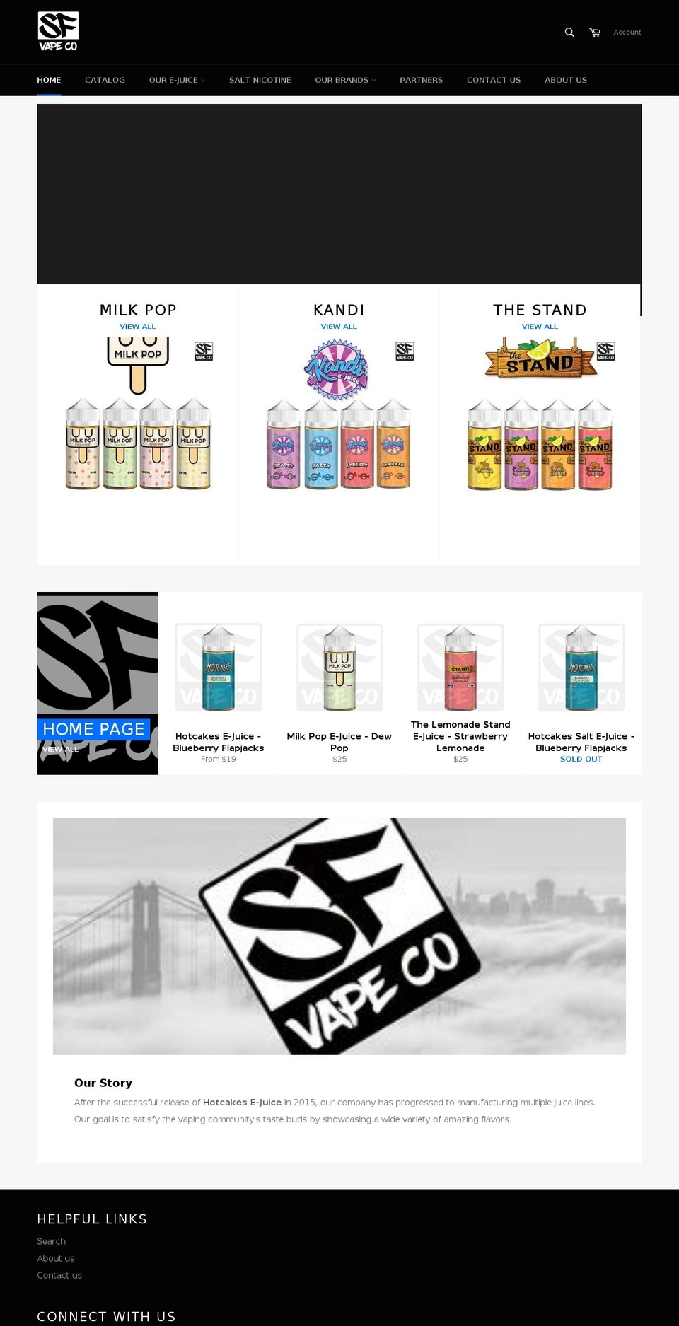flappyjackejuice.com — Shopify storefront screenshot