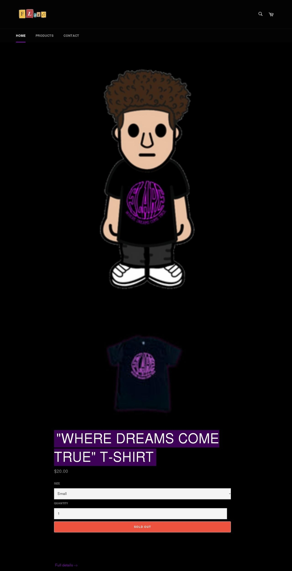 flarelosangeles.shop shopify website screenshot