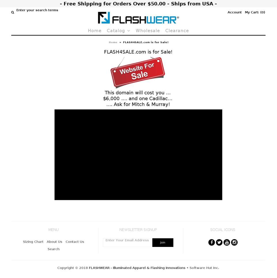 flash4sale.com — Shopify storefront screenshot