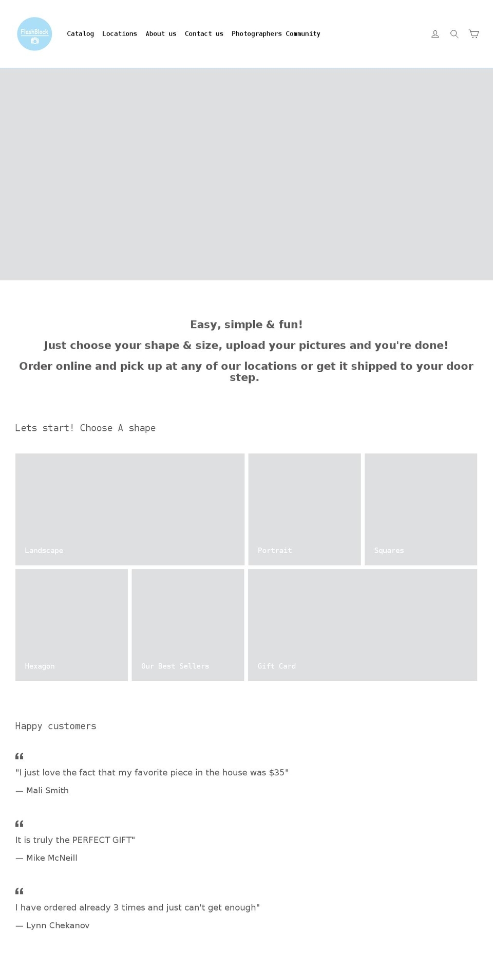 flashblock.ca shopify website screenshot