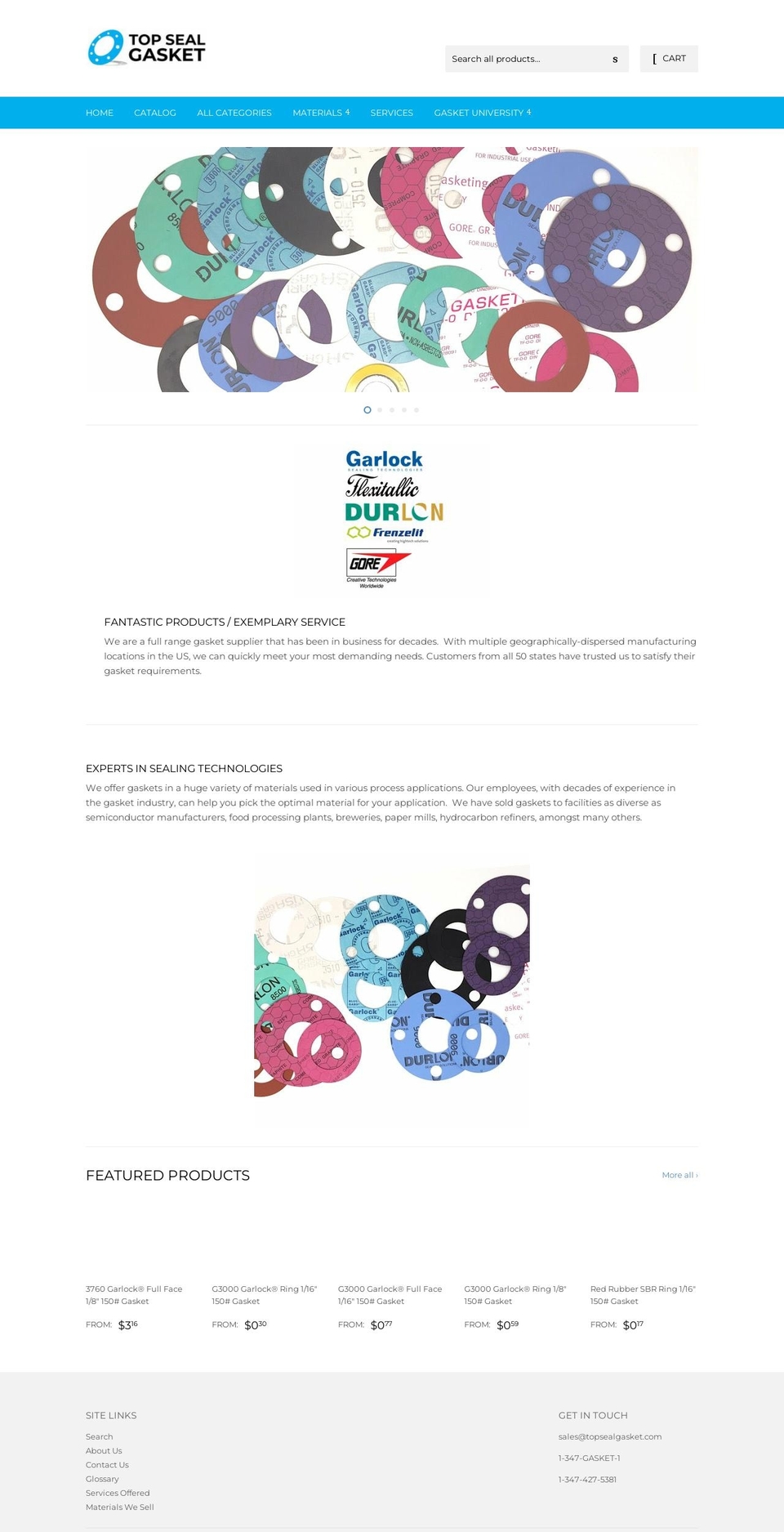 flashcutgaskets.com — Shopify storefront screenshot