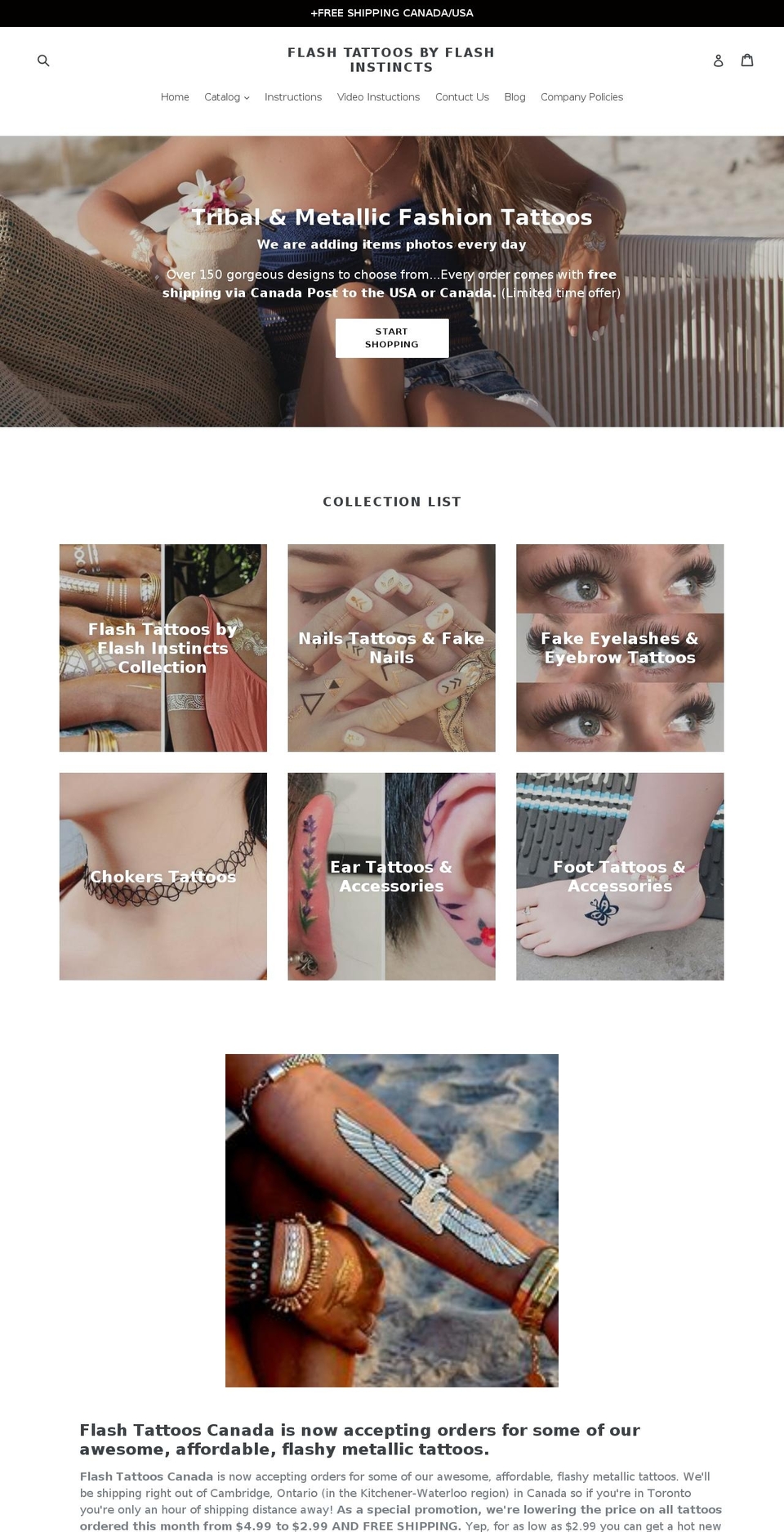 flashinstinct.com — Shopify storefront screenshot