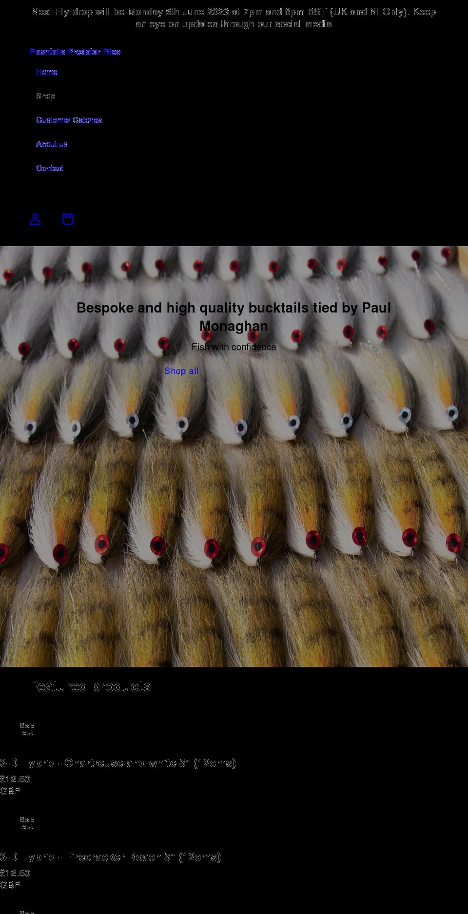 flashtails.com shopify website screenshot