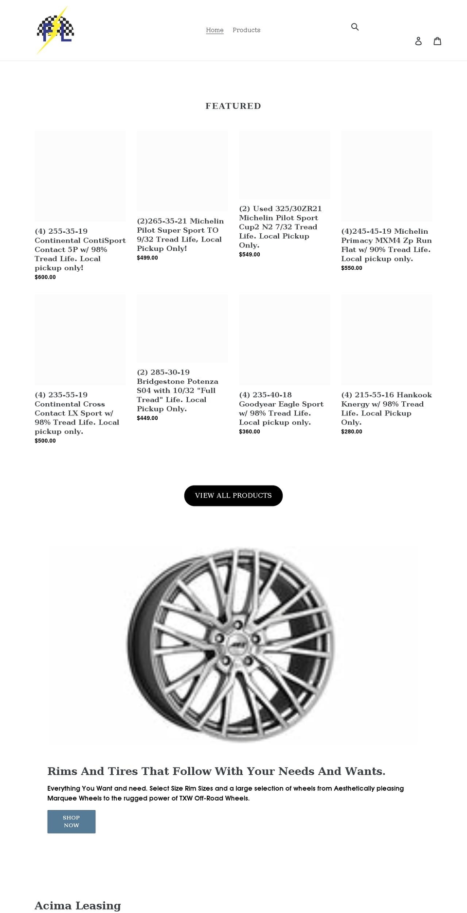 flashtireautorepair.com shopify website screenshot