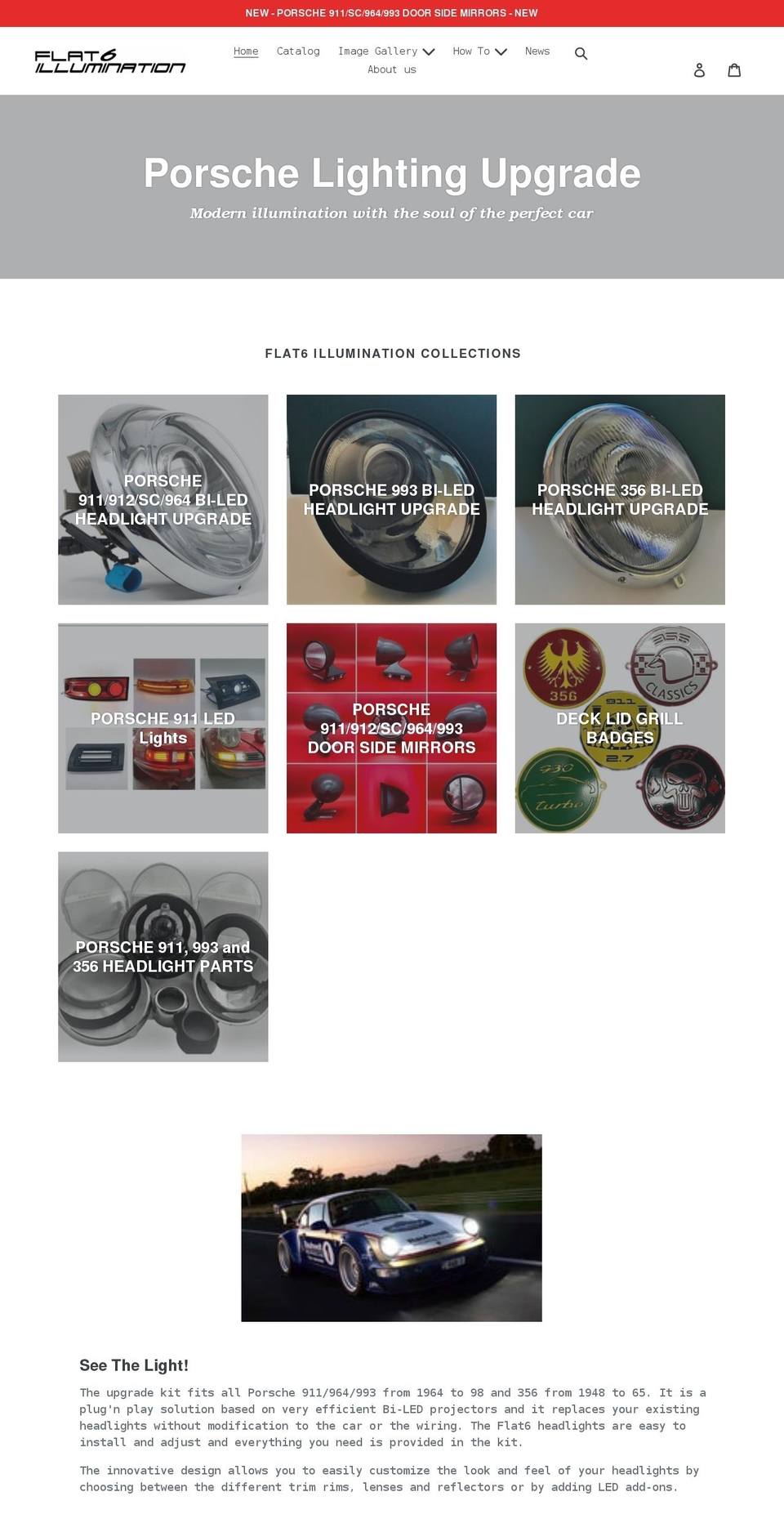 flat6-illumination.com shopify website screenshot