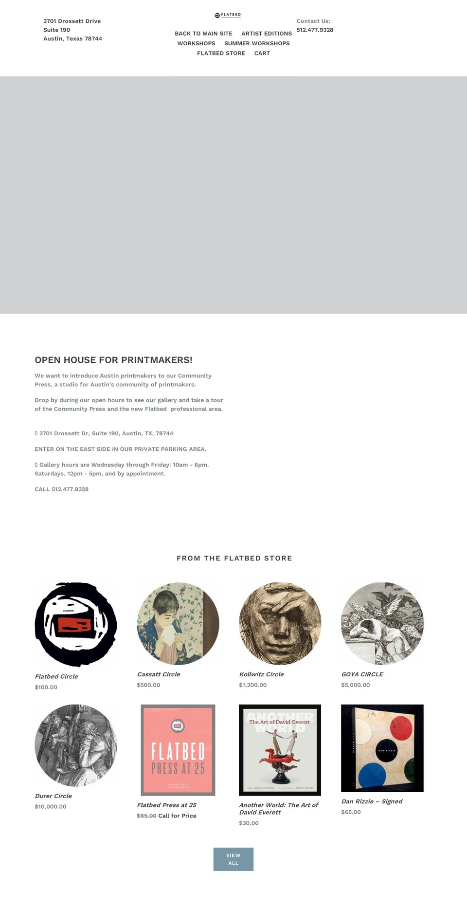 flatbed-press.myshopify.com shopify website screenshot