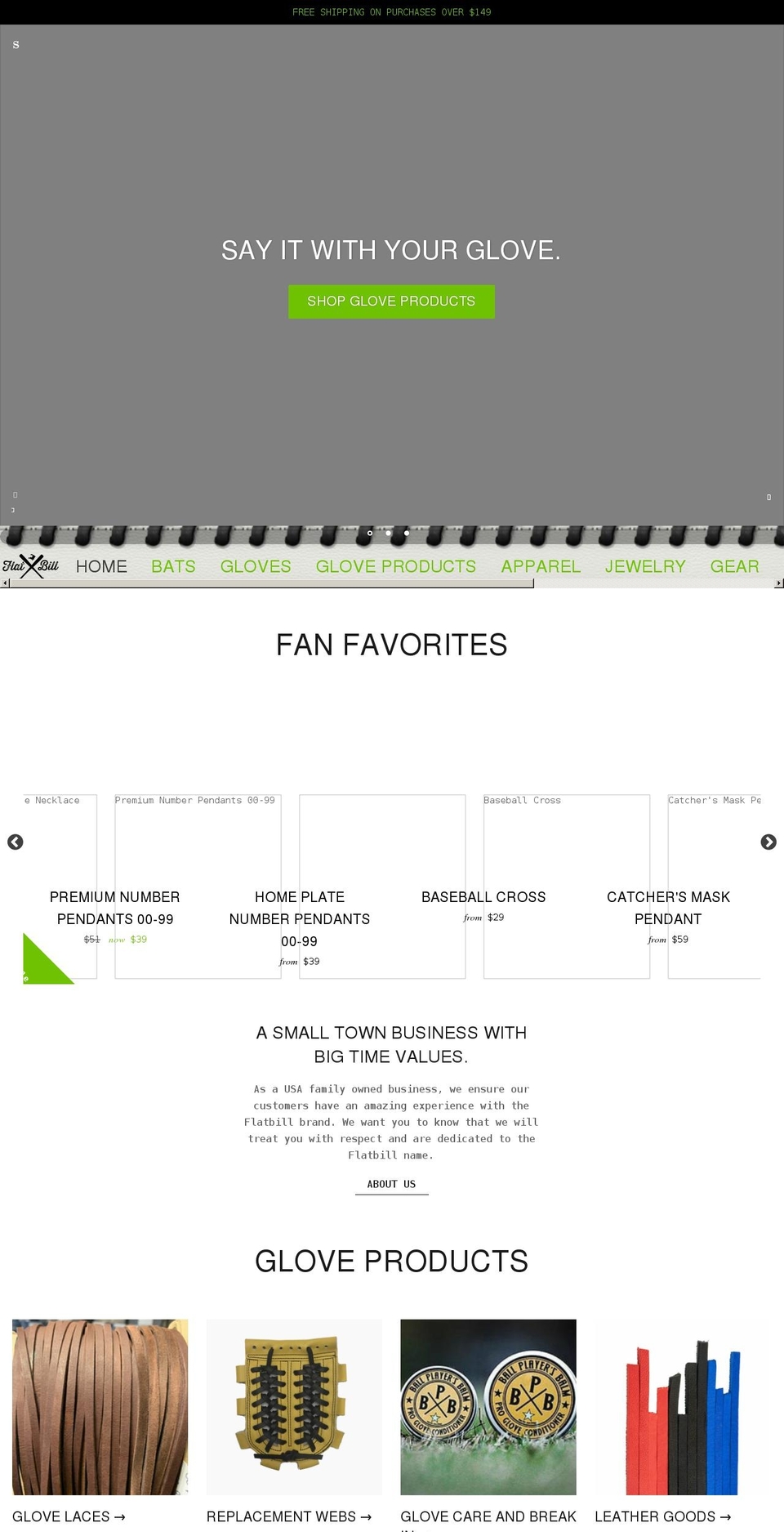 flatbillbaseball.com shopify website screenshot