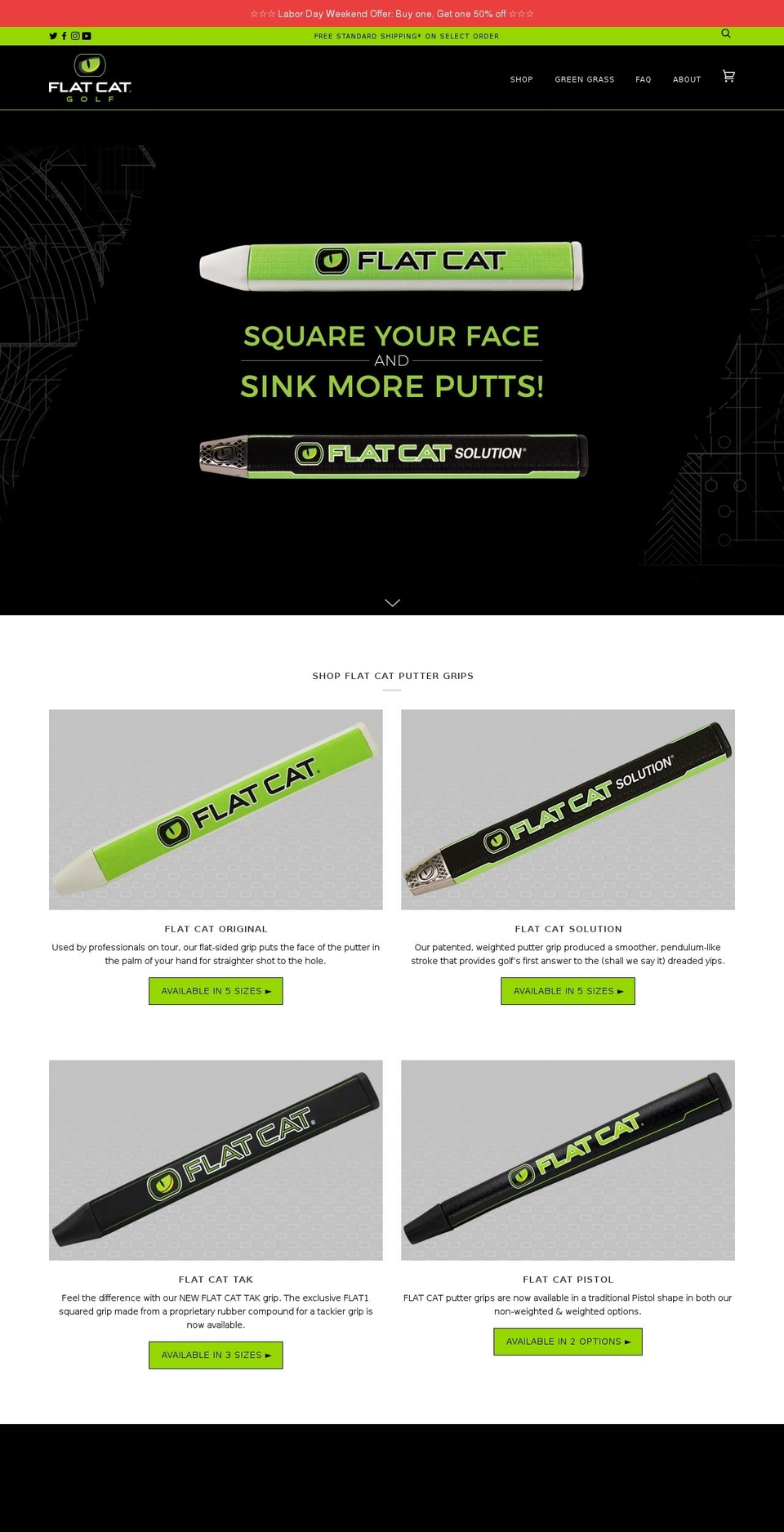 Copy of Pipeline - HC - 25 Feb '18 with YotPo Shopify theme site example flatcatgolf.net