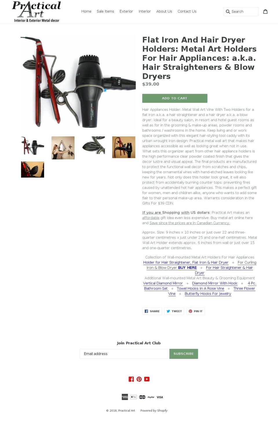 flatironholders.com shopify website screenshot