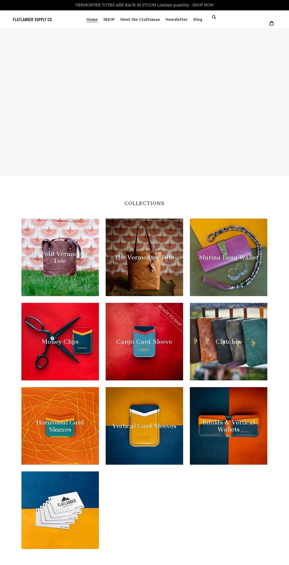 flatlandersupplyco.com shopify website screenshot