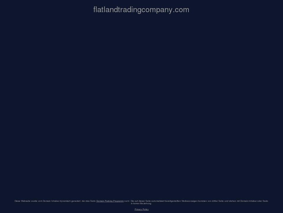 flatlandtradingcompany.com shopify website screenshot