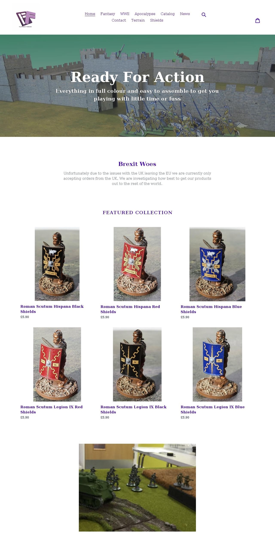 flatpackforces.com shopify website screenshot