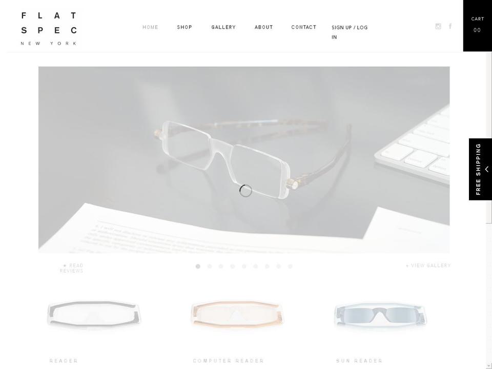 flatspecsnorthamerica.com — Shopify storefront screenshot