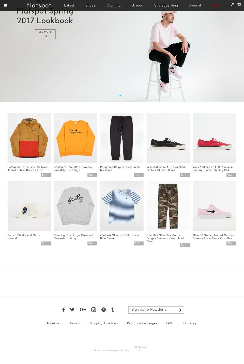 .. US Klaviyo popup Shopify theme site example flatspot.com