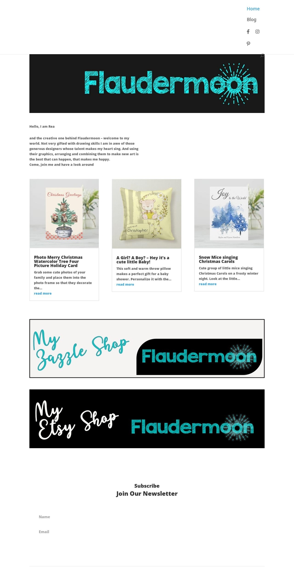 flaudermoon.com — Shopify storefront screenshot