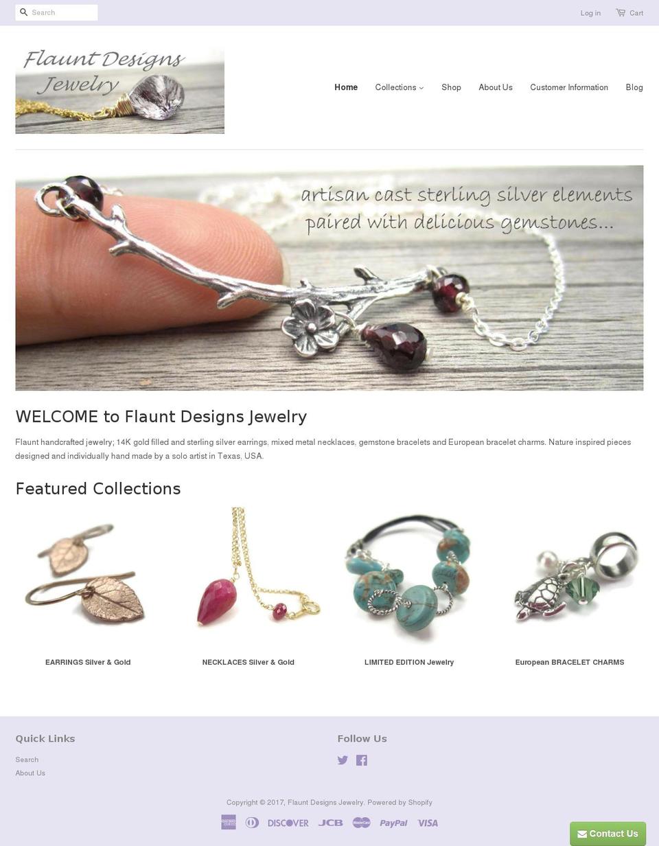 flauntdesigns.com shopify website screenshot
