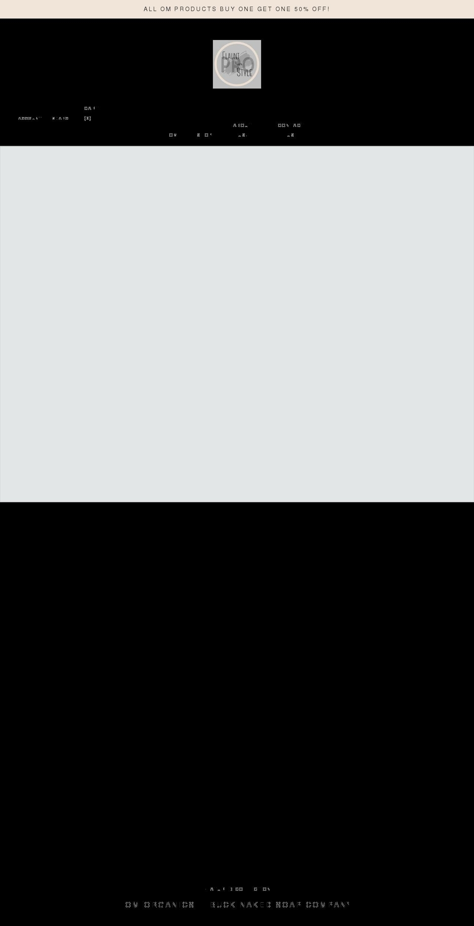flauntyourstylepro.com shopify website screenshot