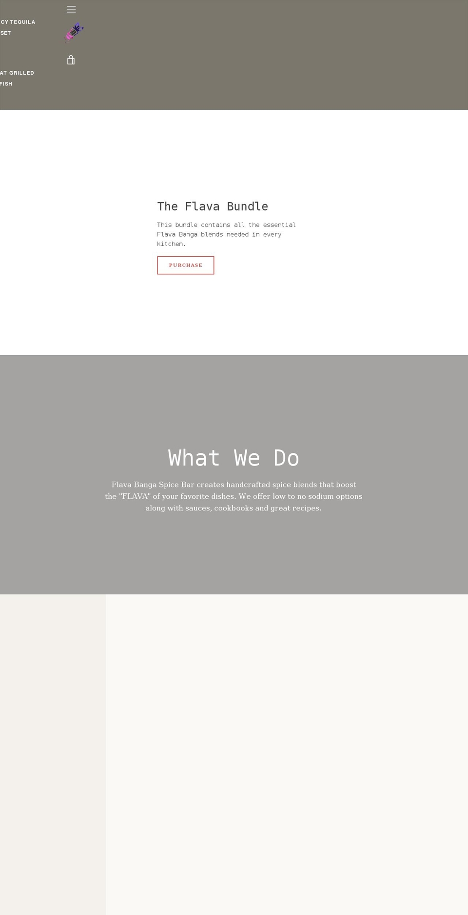 flavabanga.com shopify website screenshot