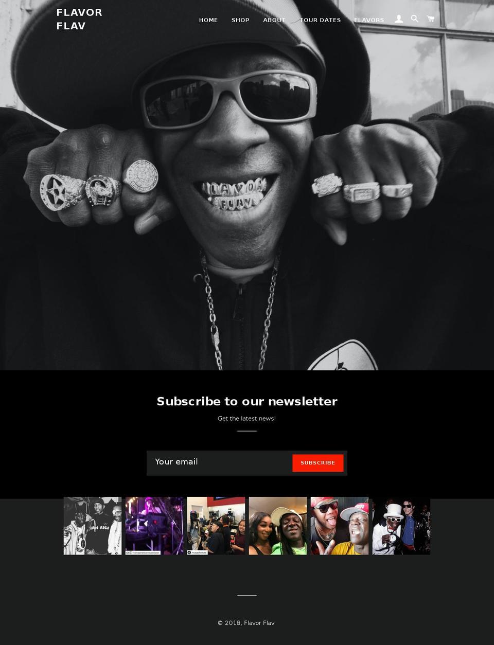 flavorflavonline.com — Shopify storefront screenshot