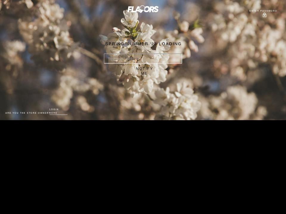 flavorsblend.com — Shopify storefront screenshot