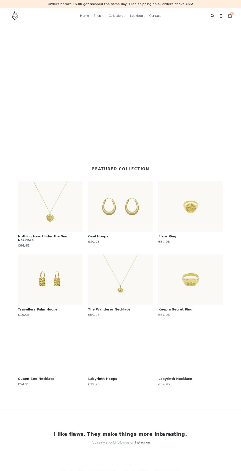 flawedbrand.com — Shopify storefront screenshot