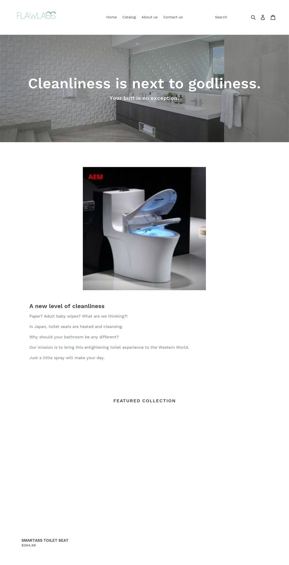 flawlass.com — Shopify storefront screenshot